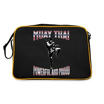 Muay Thai Boxing Muay Thai - Retro Bag - black/gold - Back