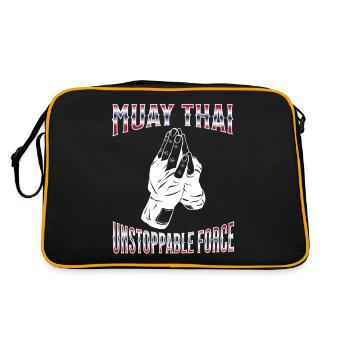 Muay Thaï Boxe Muay Thaï - Sac Retro - noir/or - Dos