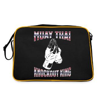 Muay Thai Boxe Muay Thai - Sac Retro - noir/or - Dos