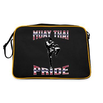Muay Thaï Boxe Muay Thaï - Sac Retro - noir/or - Dos