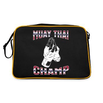 Muay Thai Boxe Muay Thai - Sac Retro - noir/or - Dos
