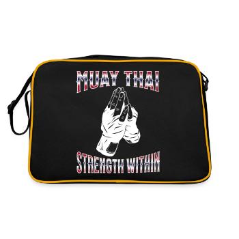 Muay Thaï Boxe Muay Thaï - Sac Retro - noir/or - Dos