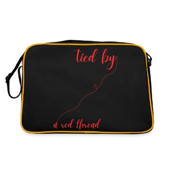 Red thread - Retro Bag - black/gold - Back