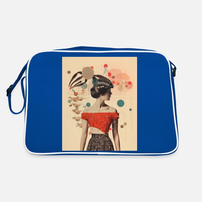 Scorpio collage Retro Bag