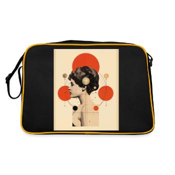 Lion - Sac Retro - noir/or - Dos