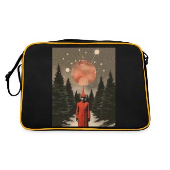 Make a mystical wish - Retro Bag - black/gold - Back