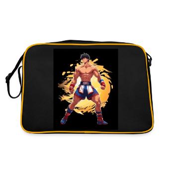 Kick Boxing - Sac Retro - noir/or - Dos