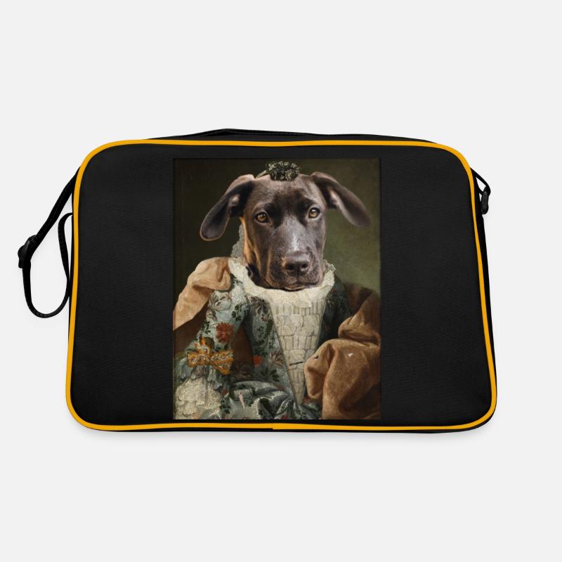 Adeliger Hund Retro Tasche