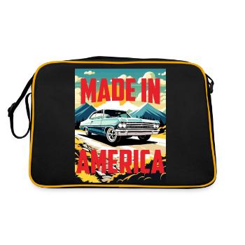 NOVA MADE IN AMERICA - Retro Bag - black/gold - Back