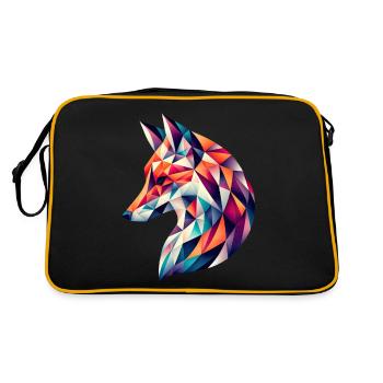 Fox vector - Retro Bag - black/gold - Back