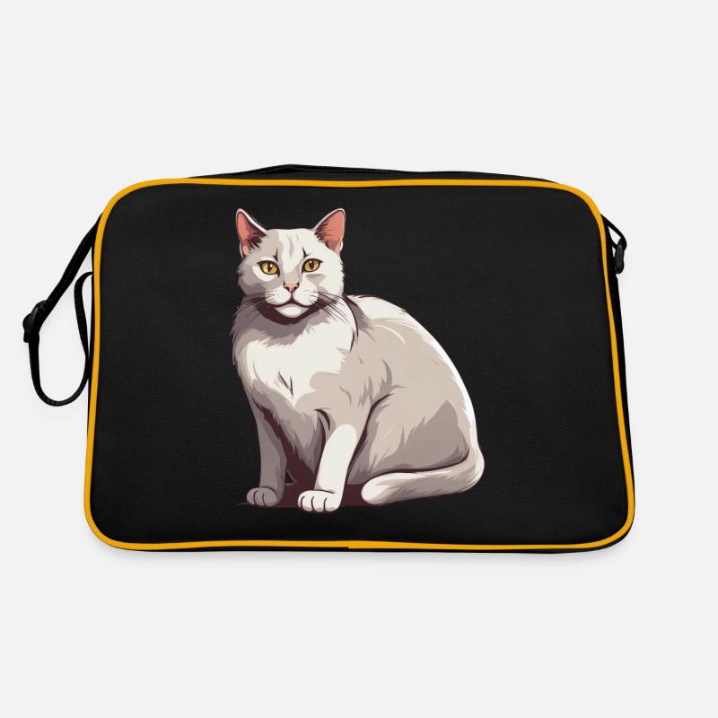 Breloques de chat élégantes Sac Retro
