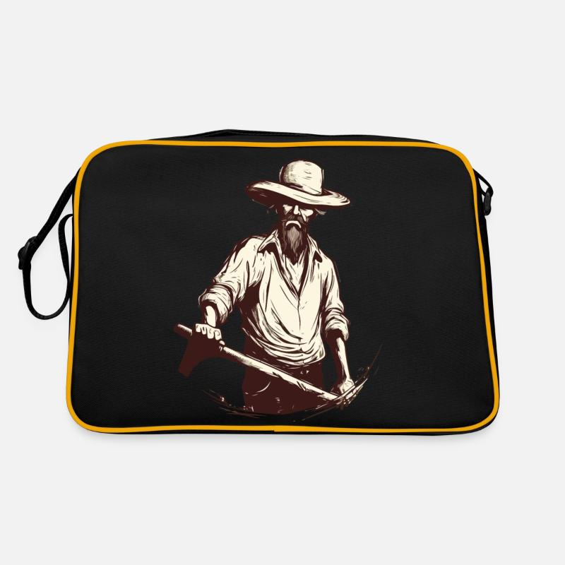 Wütender Bauer Nr. 2 Retro Tasche