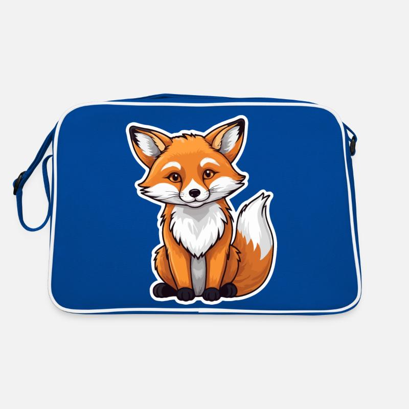 Fox Illustration Retro Bag