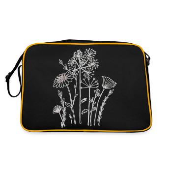 Dried flowers - Retro Bag - black/gold - Back