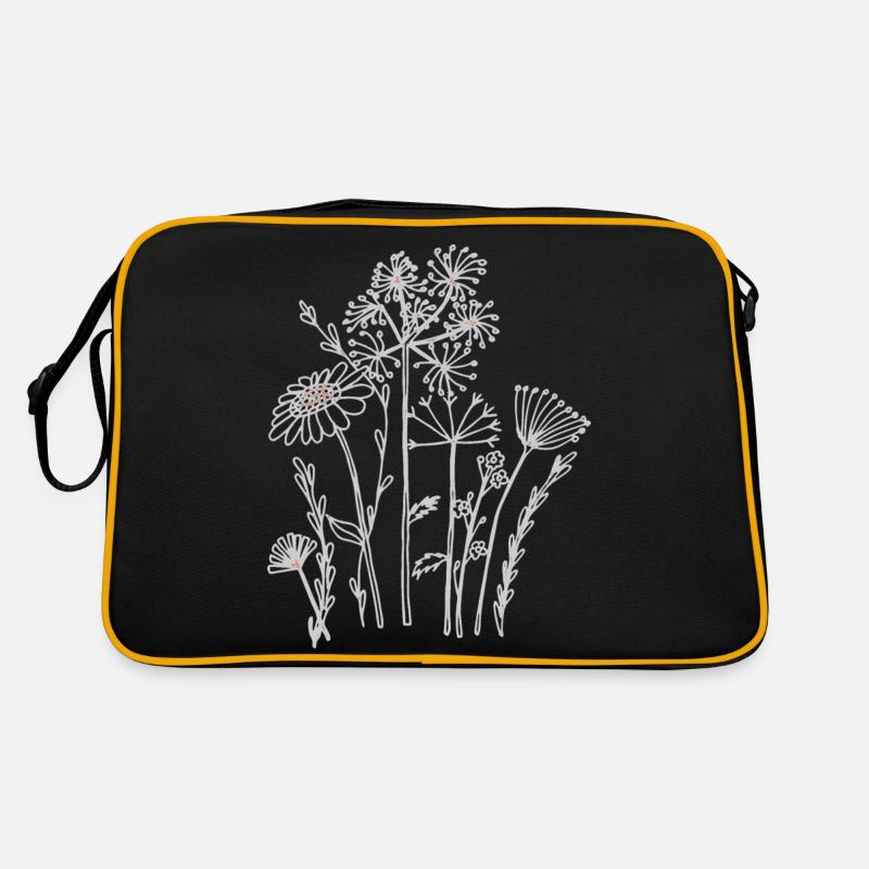Fleurs séchées Sac Retro
