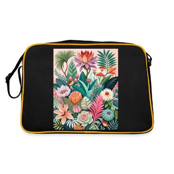 Floraison - Sac Retro - noir/or - Dos