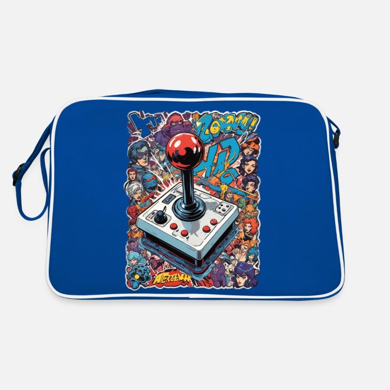 Retro Gamer Joystick / Controller Konsolenspiele Retro Tasche