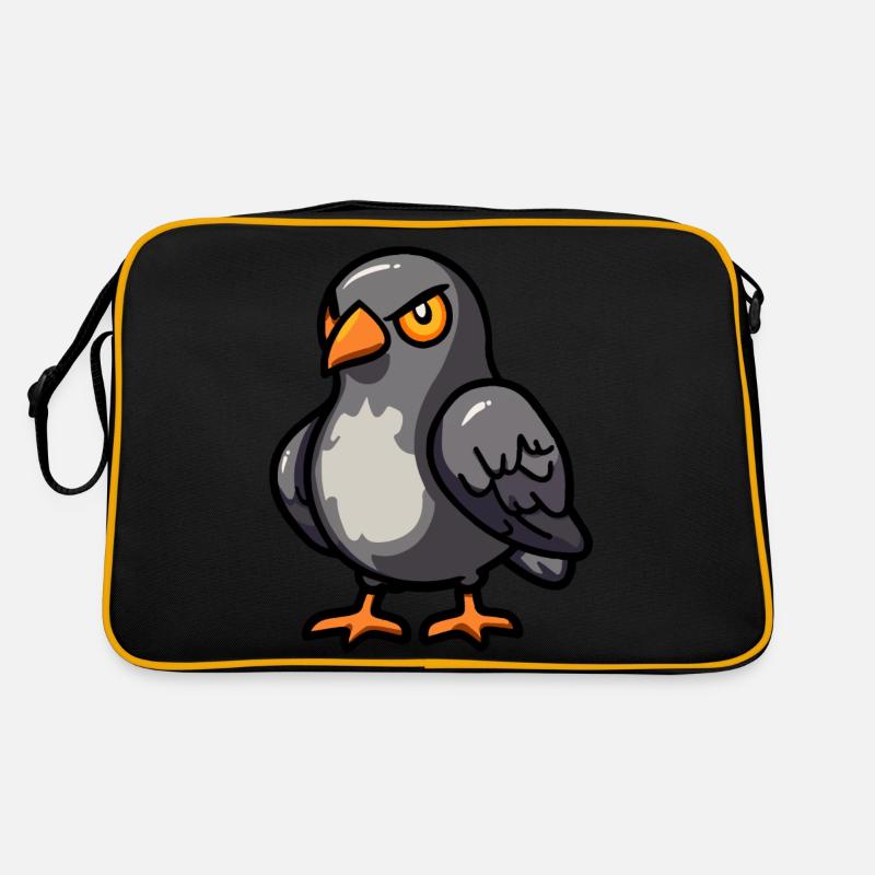 Dove Bird Halloween Comic Funny Retro Bag