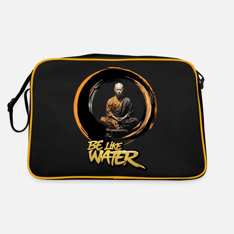 sei wie Wasser Retro Tasche
