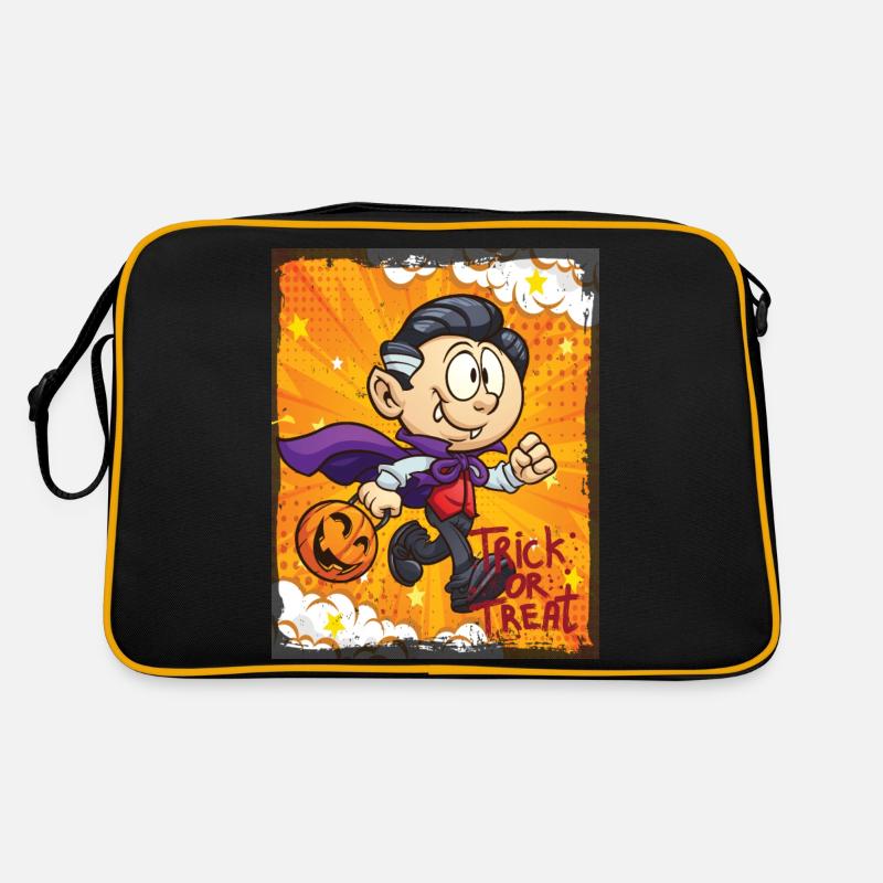 Cute Witch Halloween Trick Or Treat Fun Retro Bag