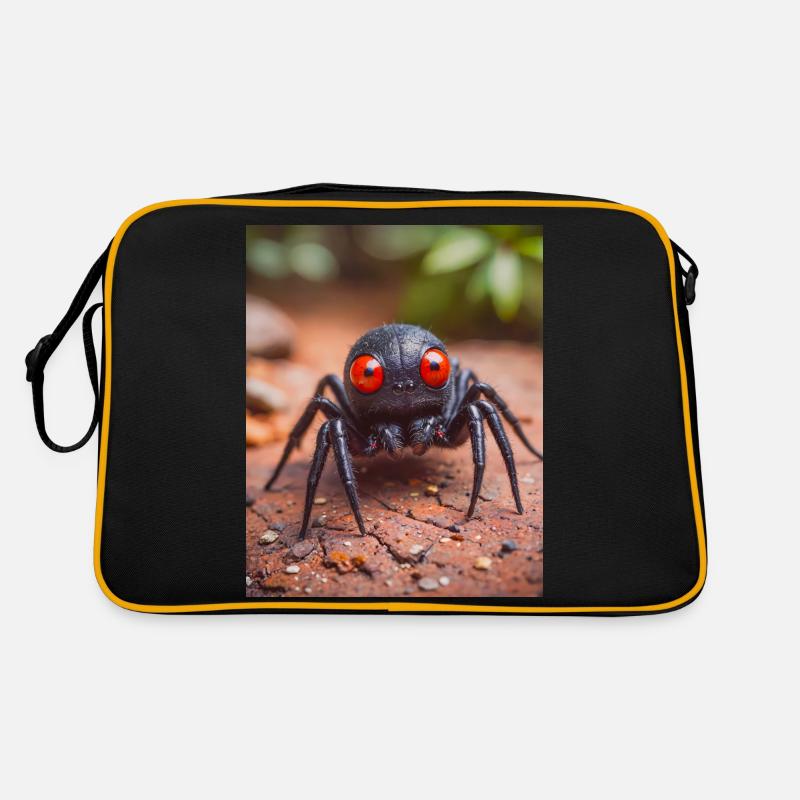 super mignon animal australien Araignée à dos rouge Sac Retro
