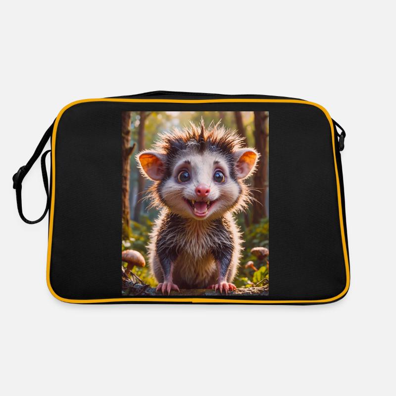 super süßes australisches Tier Down Under - Opossum Retro Tasche