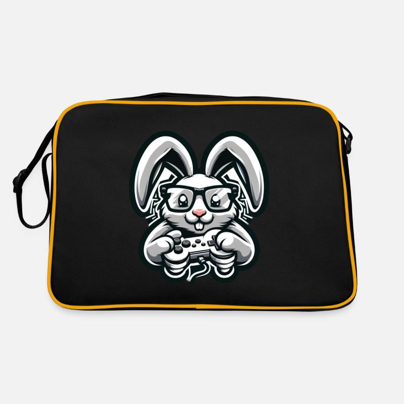 Gaming bunny with retro style controller Retro Bag