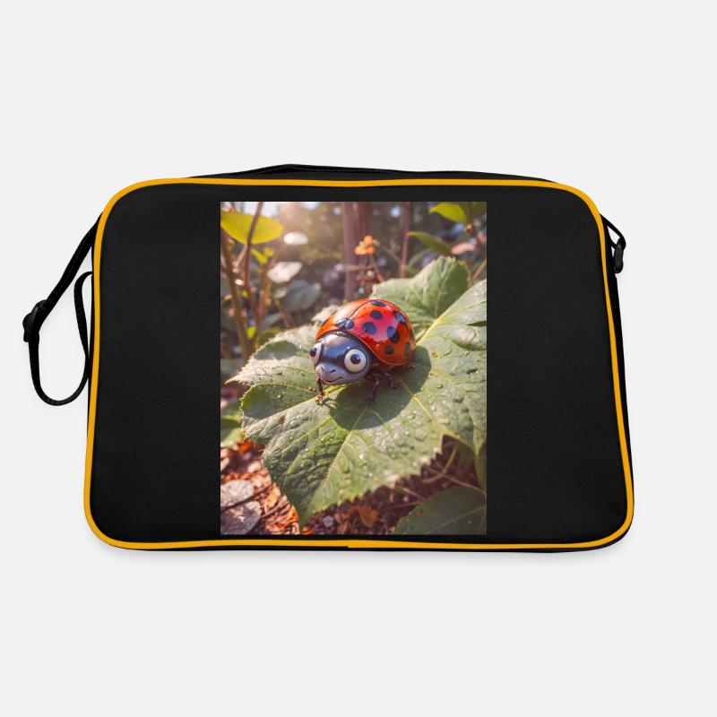 Animaux super mignons dans une forêt – Ladybug Sac Retro