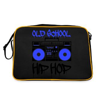 Ghetto blaster old school - Sac Retro - noir/or - Dos