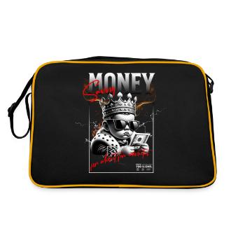 Money Saving : for about five minutes - Retro Bag - black/gold - Back