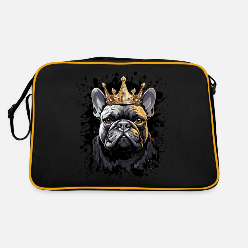 hund dog tier Retro Tasche