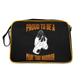 Muay Thaï Boxe Muay Thaï - Sac Retro - noir/or - Dos