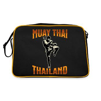 Muay Thai Boxing Muay Thai - Retro Bag - black/gold - Back