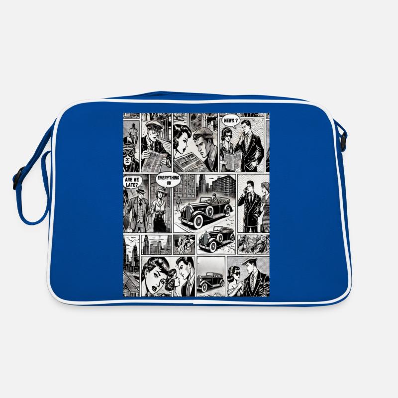 Coupure de journal de bande dessinée rétro– Journal vintage Sac Retro