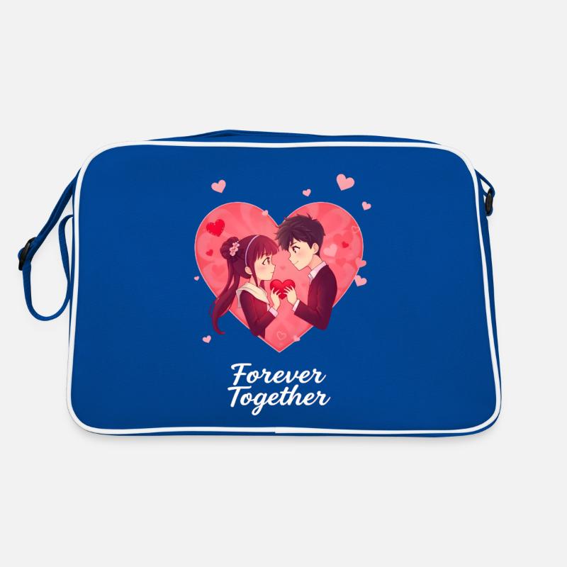 Conception d’anime pour la Saint-Valentin Sac Retro