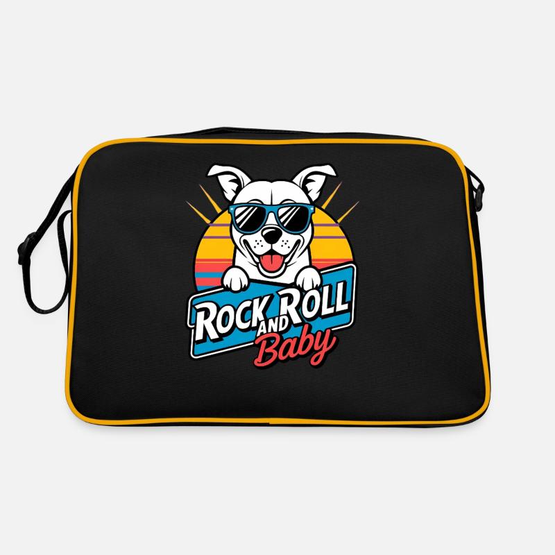 Rock and Roll Bébé chien Sac Retro