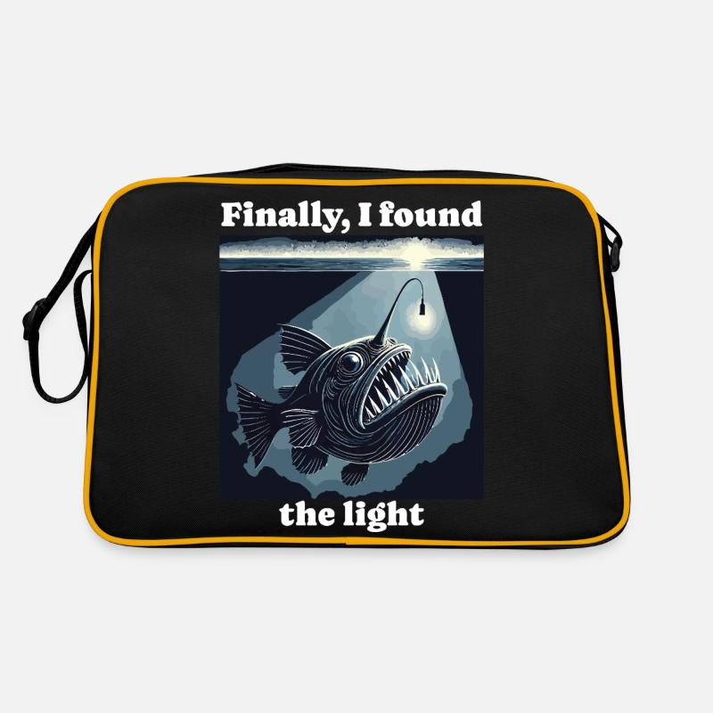 Anglerfish Found The Light Angler Fish Sac Retro