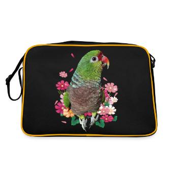Wine parrot - Retro Bag - black/gold - Back