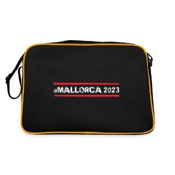 Mallorca 2023 - Retro Tasche - Schwarz/Gold - Hinten