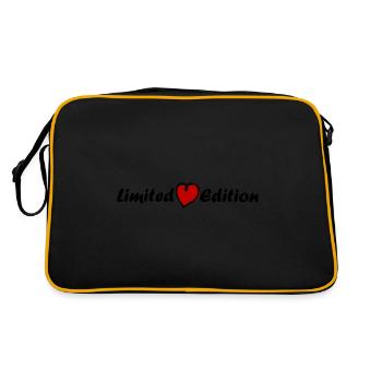 Dicton de cœur en édition limitée - Sac Retro - noir/or - Dos