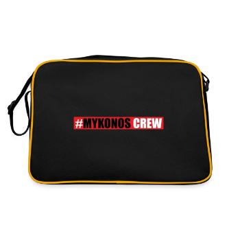 Mykonos Équipage - Sac Retro - noir/or - Dos