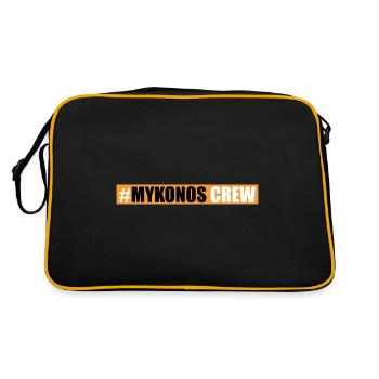 Mykonos Équipage - Sac Retro - noir/or - Dos