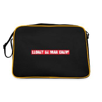 Lloret De Mar Crew - Retro Tasche - Schwarz/Gold - Hinten