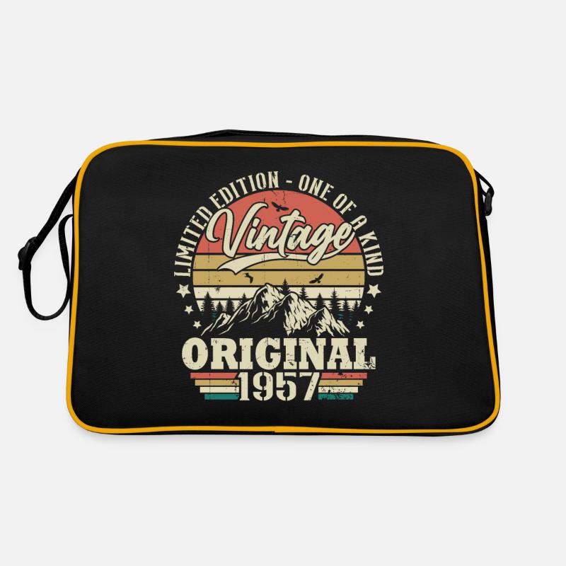 Idée Cadeau D'anniversaire Vintage Original 1957 Sac Retro