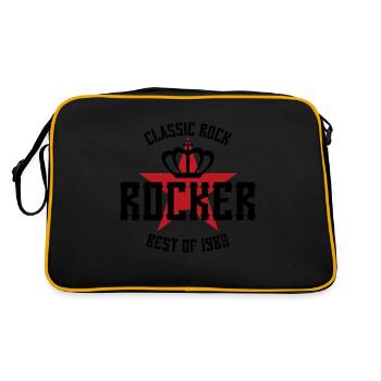 ROCKER STAR BEST OF 1980 - Retro Bag - black/gold - Back