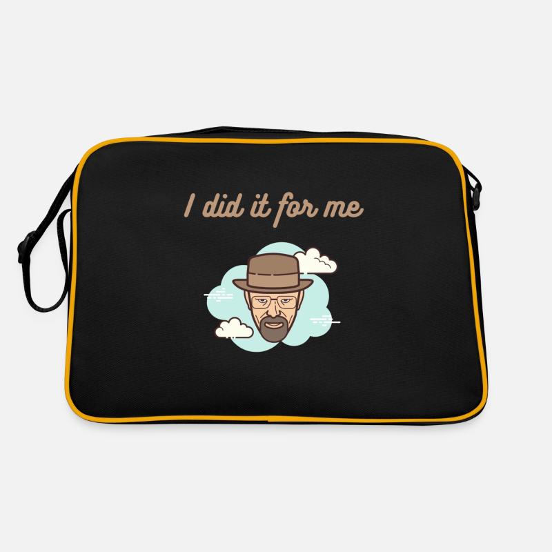 walter white meme - Sac Retro - noir/or