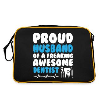 My Husband Dentist - Retro Bag - black/gold - Back