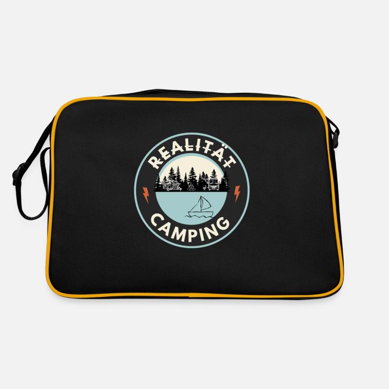 Reality Camping - Retro Bag - black/gold