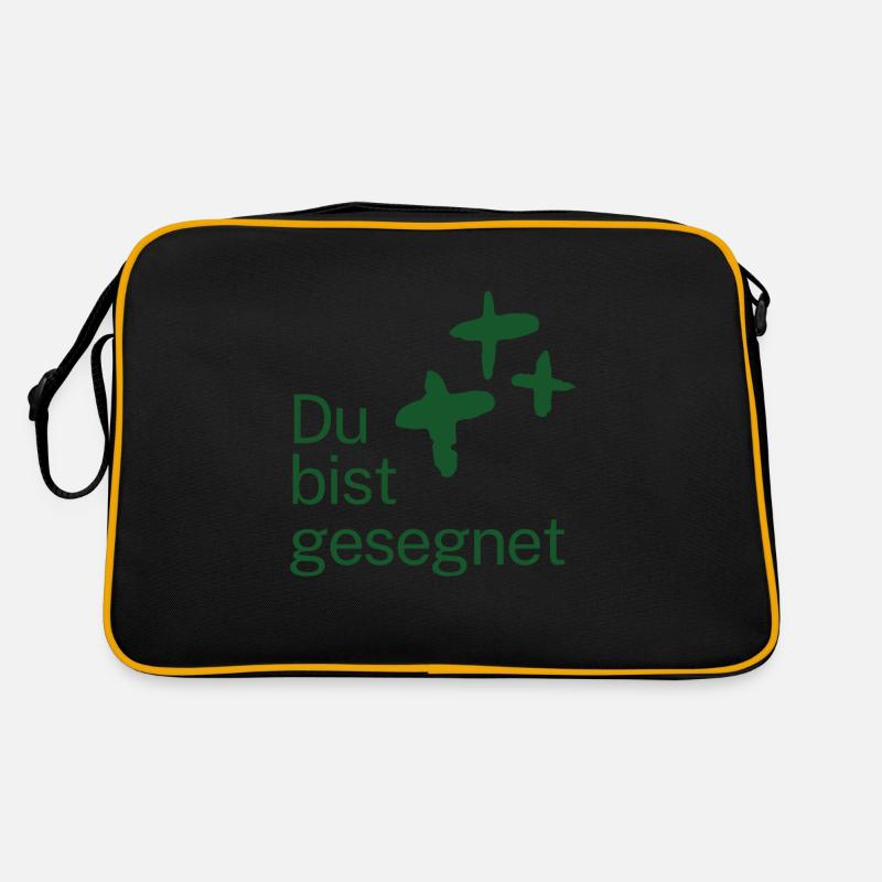 Du bist gesegnet Retro Tasche
