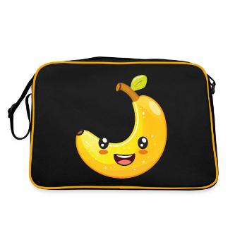 Banane - Sac Retro - noir/or - Dos